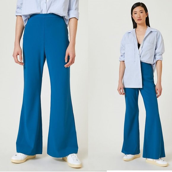 Anthropologie Hutch Stretch Crepe Flair Pants - Picture 1 of 4